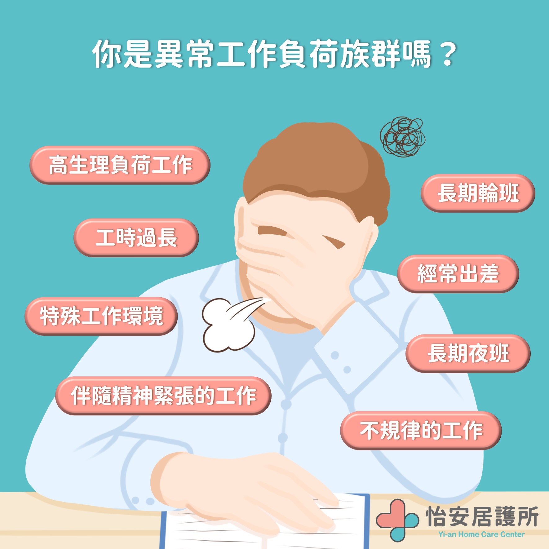 過勞知多少,健康免煩惱